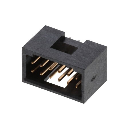 Molex Board Connector, 12 Contact(S), 2 Row(S), Male, Straight, 0.1 Inch Pitch, Solder Terminal, Locking,  15800123